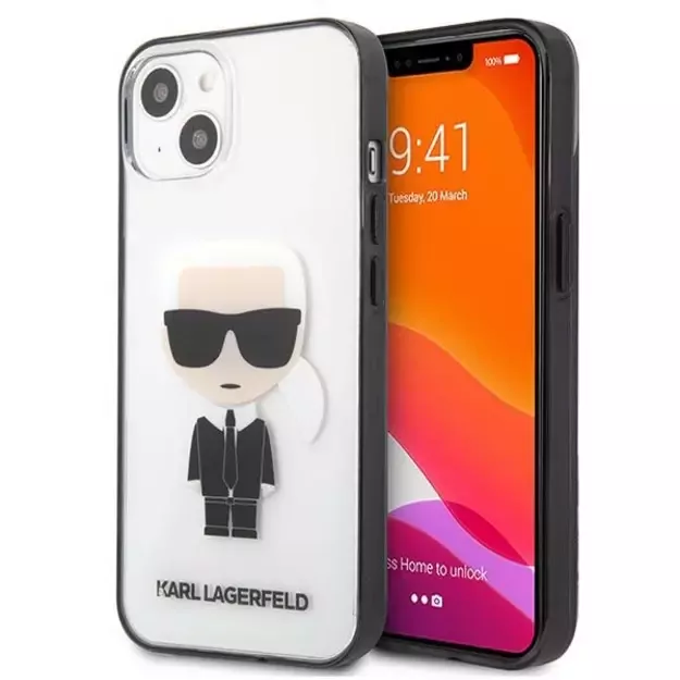 Karl Lagerfeld KLHCP13SHIKCK iPhone 13 mini 5,4  transparent Ikonik Karl
