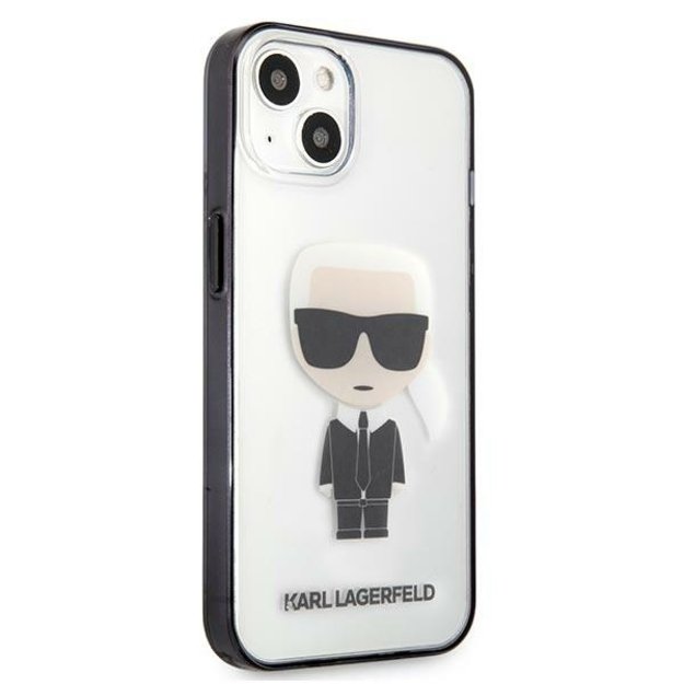 Karl Lagerfeld KLHCP13SHIKCK iPhone 13 mini 5,4  transparent Ikonik Karl 3