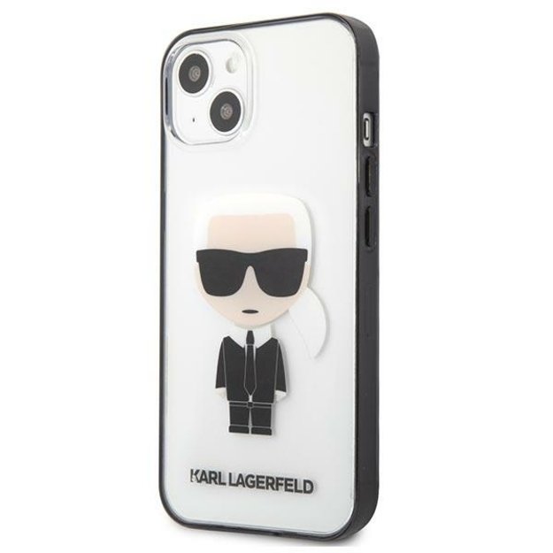 Karl Lagerfeld KLHCP13SHIKCK iPhone 13 mini 5,4  transparent Ikonik Karl 1