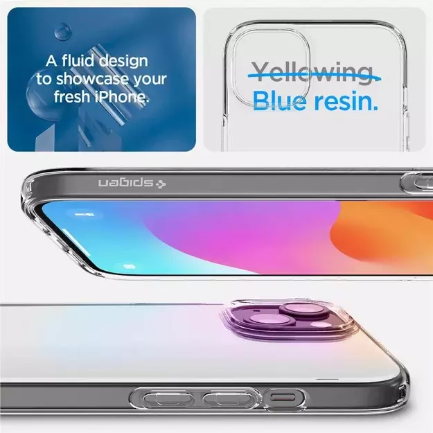 Spigen Crystal Flex Case for iPhone 15 Plus - Clear 2