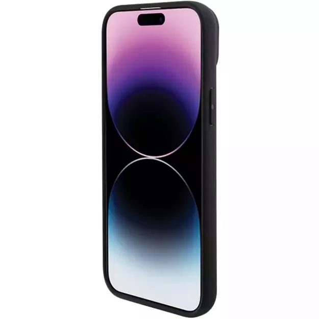 BMW Leather Hot Stamp case for iPhone 15 - black 4