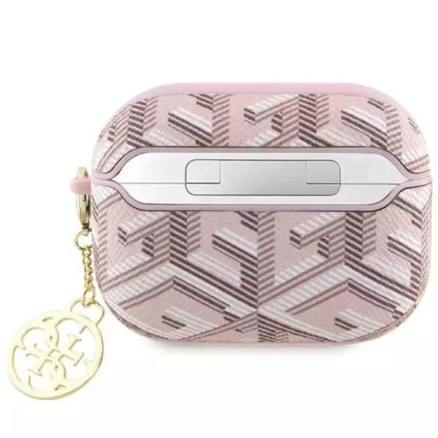 Guess GUAPPGCE4CP case for AirPods Pro - pink GCube Charm 3