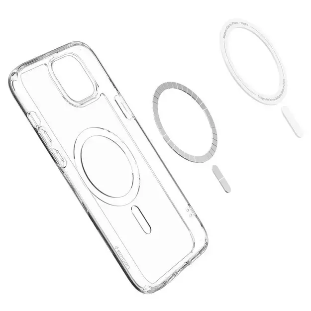 Spigen Crystal Hybrid MagSafe iPhone 15 Plus Case - Clear 19