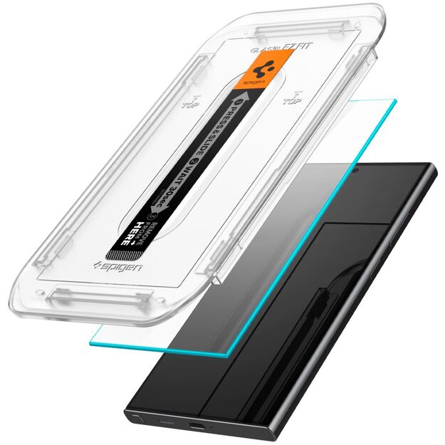 Spigen Glas.tR EZ Fit Tempered Glass for Samsung Galaxy S24 Ultra - 2 pcs. 1