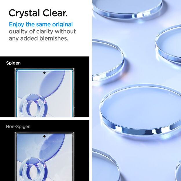 Spigen Glas.tR EZ Fit Tempered Glass for Samsung Galaxy S24 Ultra - 2 pcs. 10