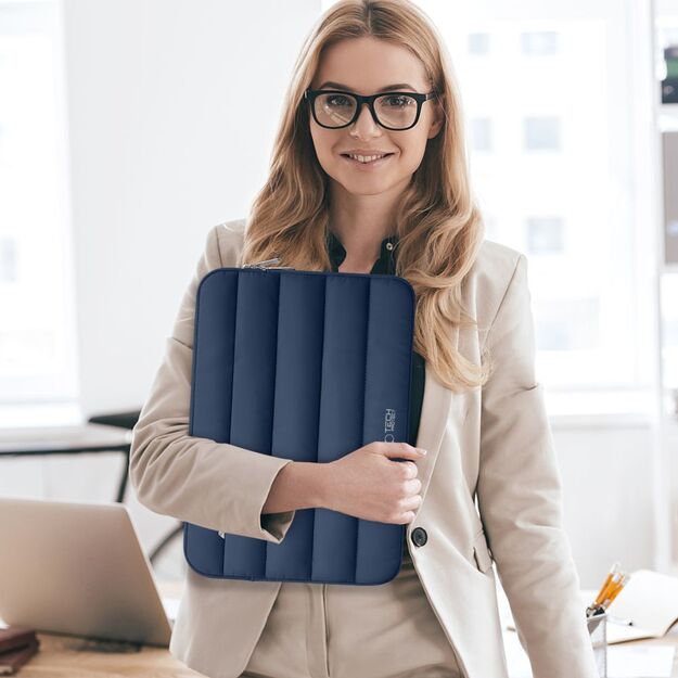 Tech-Protett Fluffy Laptop Bag 15-16 - Navy Blue 10