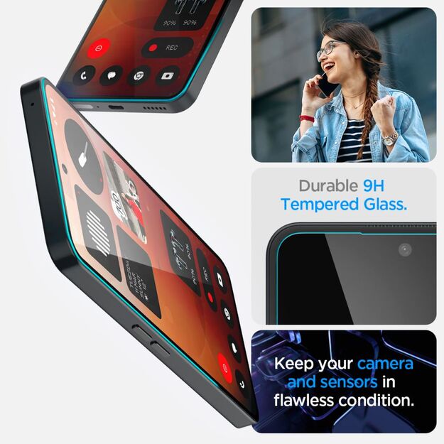 Spigen Glas.tR EZ Fit Tempered Glass for Nothing Phone 3A / 3A Pro - Transparent 2