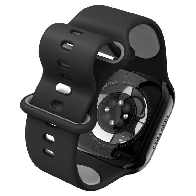 Spigen Nano Pop Strap for Apple Watch 40/41/42 mm - Black and Gray 6