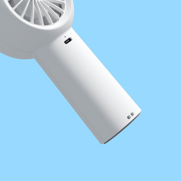 Jisulife Handheld Fan Life5 Plus 4000mAh Portable Mini Blower USB Fan - White 4