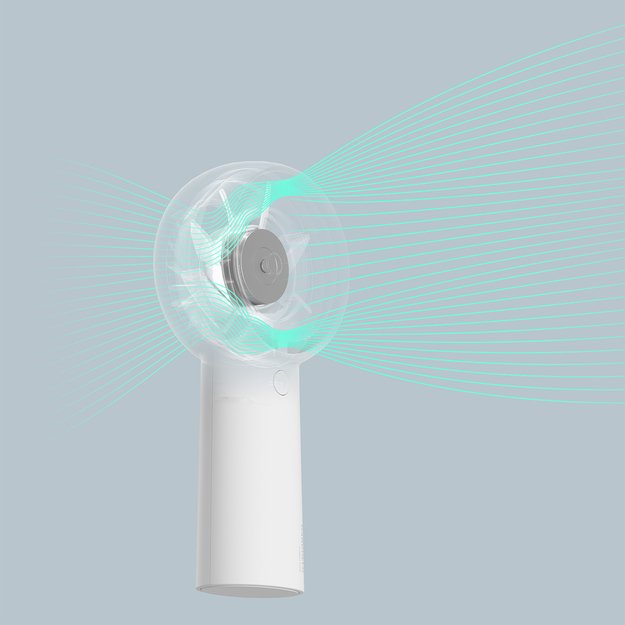 Jisulife Handheld Fan Life5 Plus 4000mAh Portable Mini Blower USB Fan - White 9