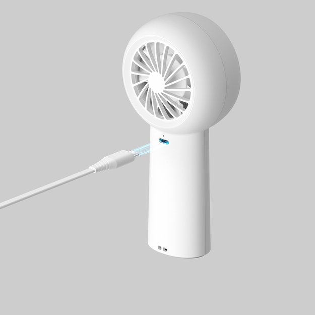 Jisulife Handheld Fan Life5 Plus 4000mAh Portable Mini Blower USB Fan - White 10