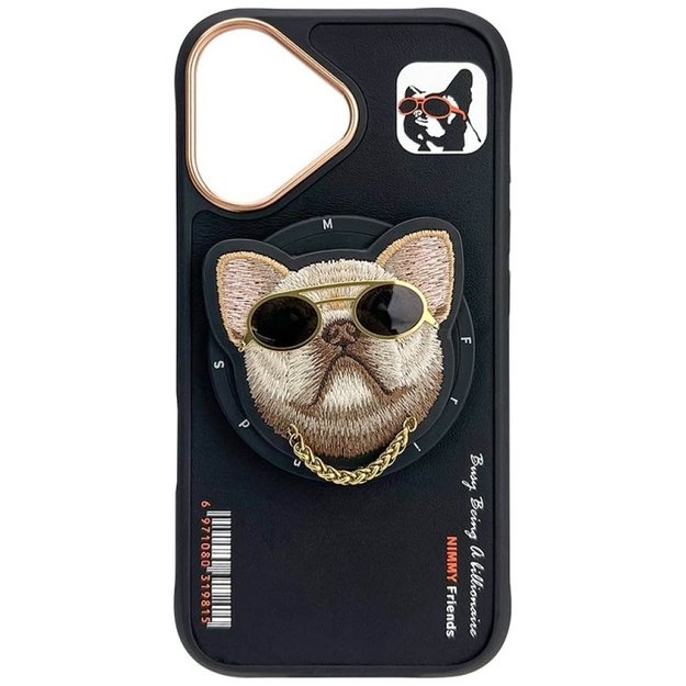Nimmy Glasses Cool nag MagSafe case for iPhone 16 - black 1