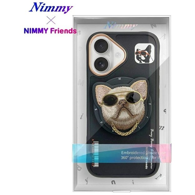 Nimmy Glasses Cool nag MagSafe case for iPhone 16 - black 16