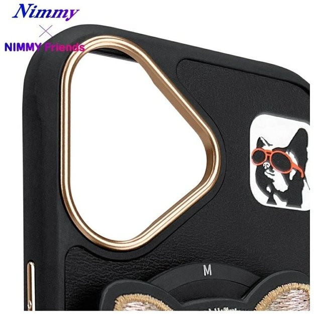 Nimmy Glasses Cool nag MagSafe case for iPhone 16 - black 9