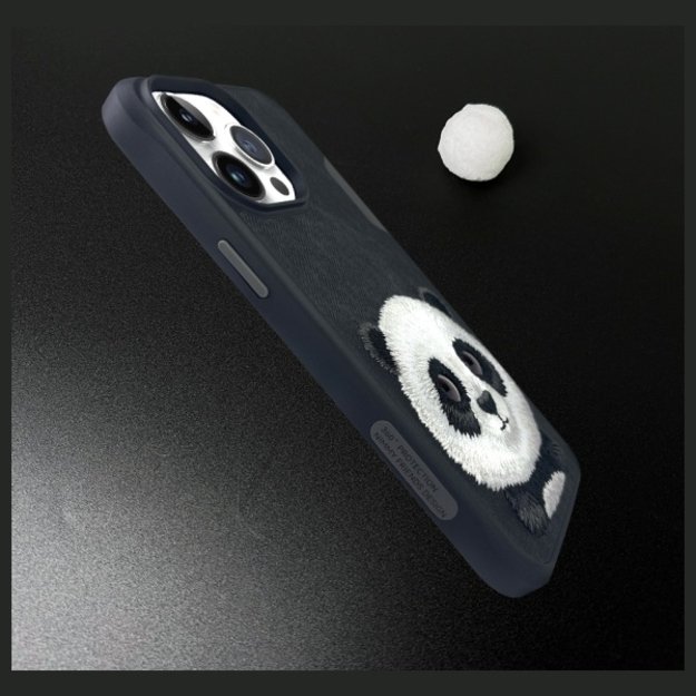 Nimmy Big Eyed Pet 2.0 Panda case for iPhone 15 Pro - black 7
