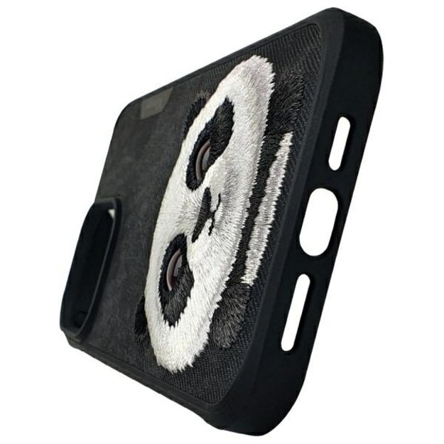 Nimmy Big Eyed Pet 2.0 Panda case for iPhone 15 Pro - black 5