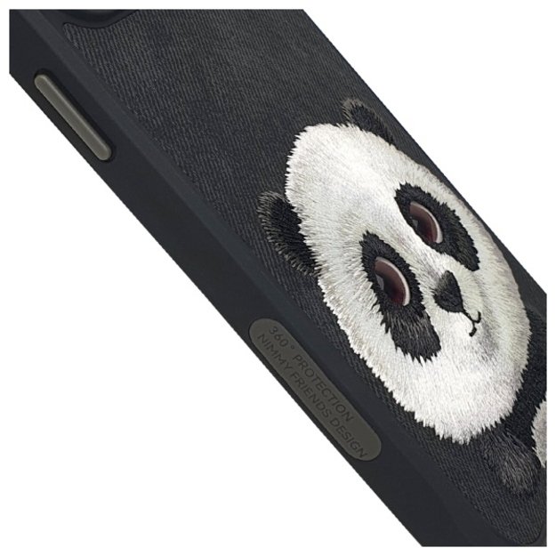 Nimmy Big Eyed Pet 2.0 Panda case for iPhone 15 Pro - black 4