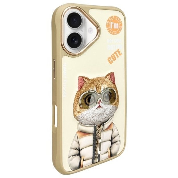 Nimmy Cool&amp Cute 2.0 Cat Case for iPhone 16 - Green 1