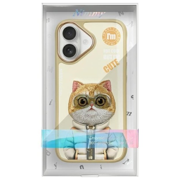 Nimmy Cool&amp Cute 2.0 Cat Case for iPhone 16 - Green 11