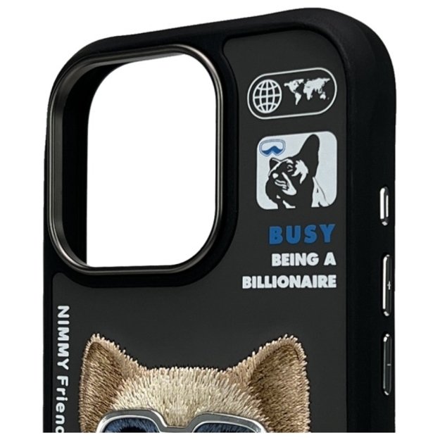 Nimmy Cool&amp Cute 2.0 Dog Case for iPhone 16 Pro Max - Black 2