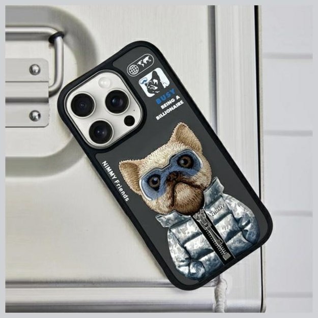 Nimmy Cool&amp Cute 2.0 Dog Case for iPhone 16 Pro Max - Black 7