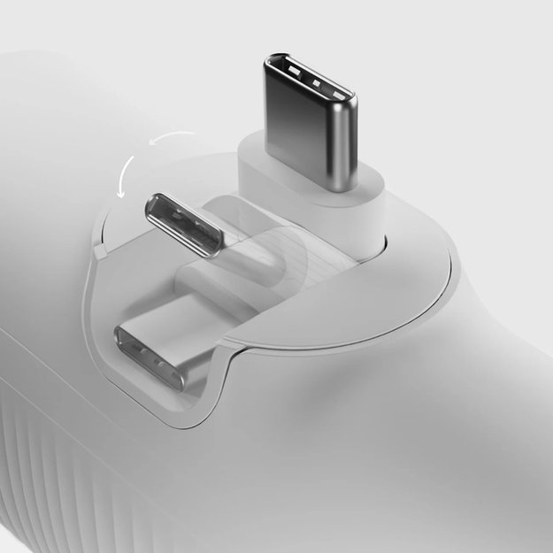 SBS EcoPower 5000 mAh 10W Powerbank with Built-in USB-C Port - White 3