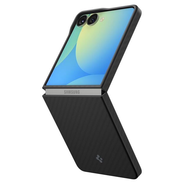 Spigen AirSkin Aramid Case for Samsung Galaxy Z Flip 7 - Black 1