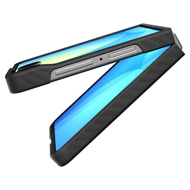 Spigen AirSkin Aramid Case for Samsung Galaxy Z Flip 7 - Black 10