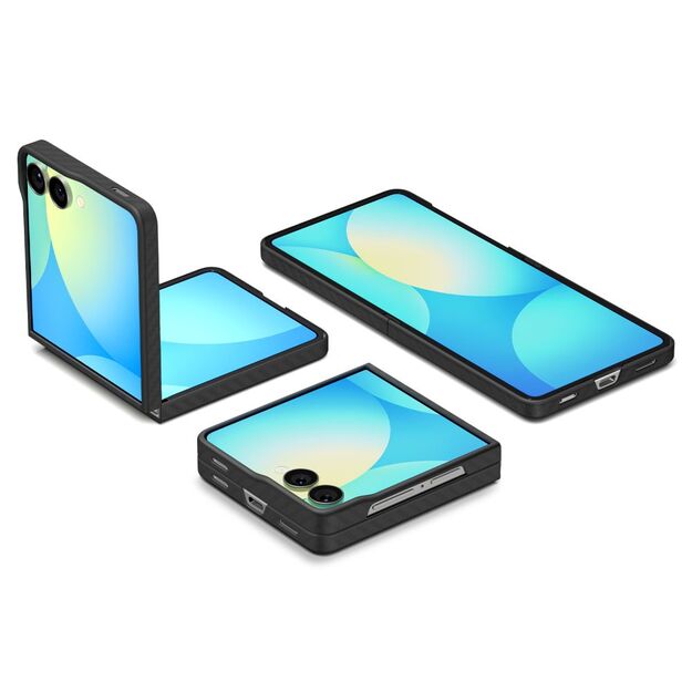 Spigen AirSkin Aramid Case for Samsung Galaxy Z Flip 7 - Black 8