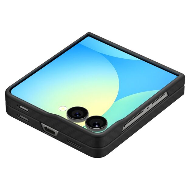 Spigen AirSkin Aramid Case for Samsung Galaxy Z Flip 7 - Black 9
