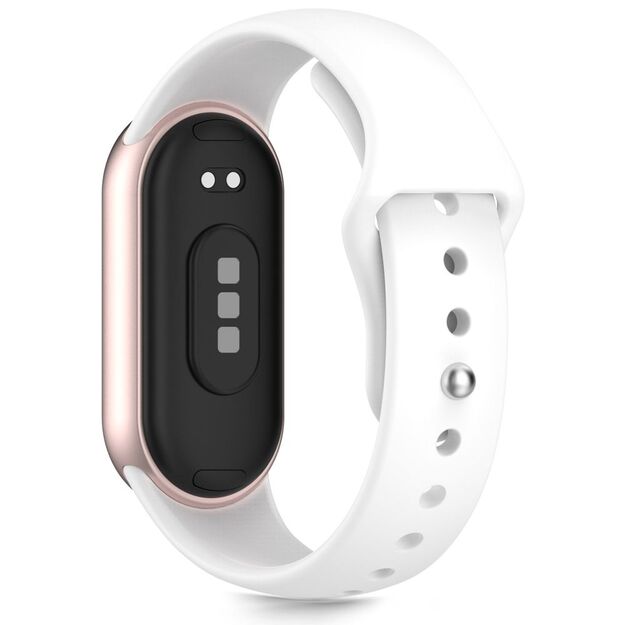 Tech-Protect IconBand Air Strap for Xiaomi Smart Band 8 / 9 / 10 / NFC - White 1