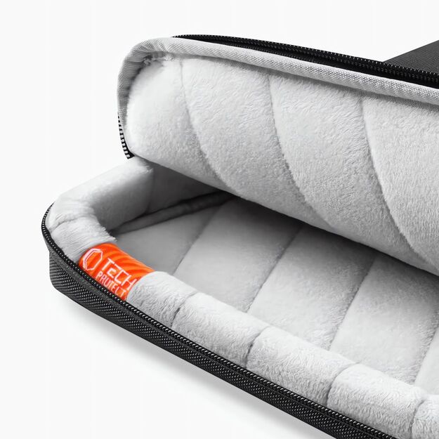 Tech-Protect Defender Bag for Laptop 13-14 - Black and Orange 4