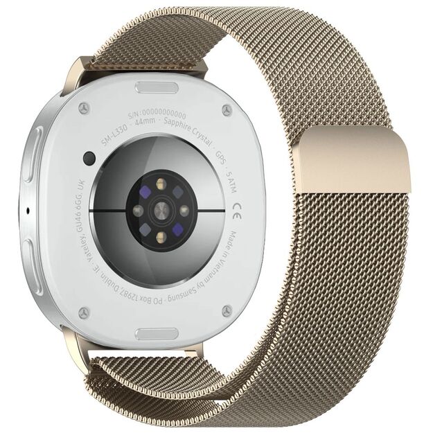 Tech-Protect Stainless Strap for Samsung Galaxy Watch 40 / 44 / 46 mm - Gold 1