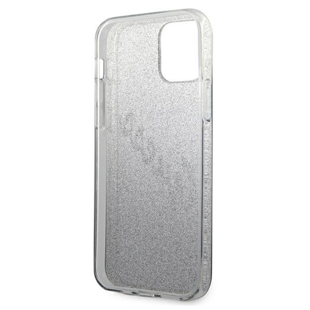 Guess GUHCP12MPCUGLSBK iPhone 12/12 Pro 6.1&quot  black/black hardcase Glitter Gradient Script 6