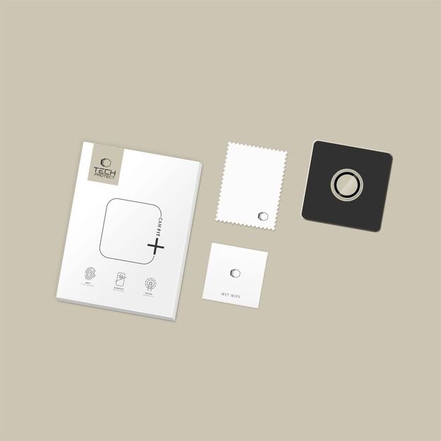 Tech-Protect Camring Fit+ Camera Cover for iPhone 17 Air - Clear 3