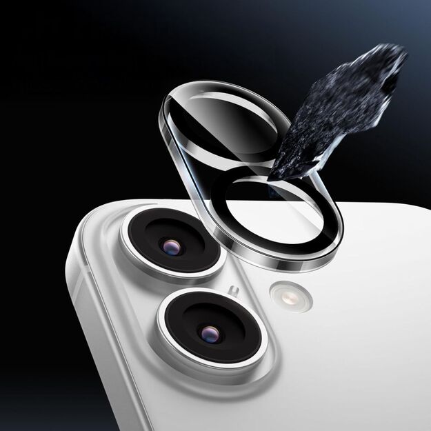 Tech-Protect Cam Fit+ Camera Cover for iPhone 17 - Clear 1