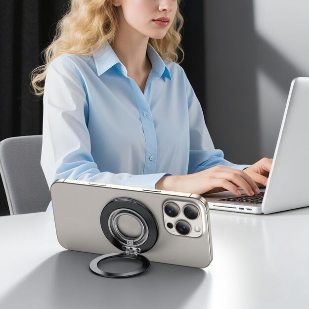 Tech-Protect MMR600 Magsafe Phone Ring Holder - Black 1