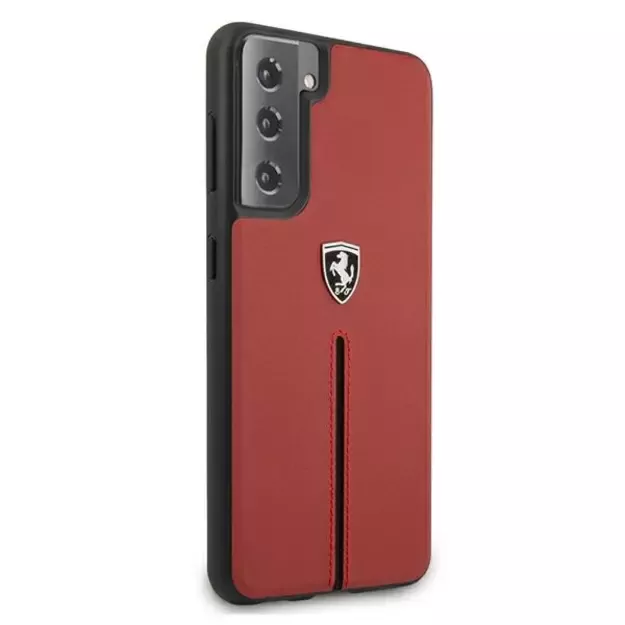 Ferrari FEOSIHCS21MRE S21+ G996 red/red hardcase Off Track Leather Nylon Stripe 3