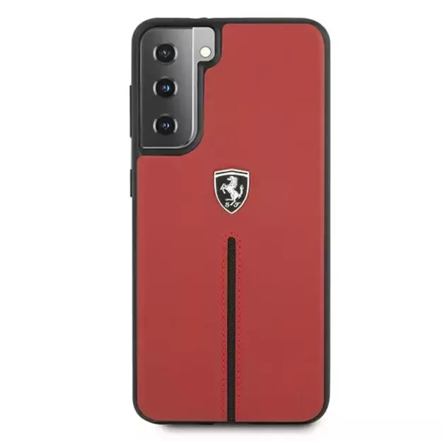 Ferrari FEOSIHCS21MRE S21+ G996 red/red hardcase Off Track Leather Nylon Stripe 2