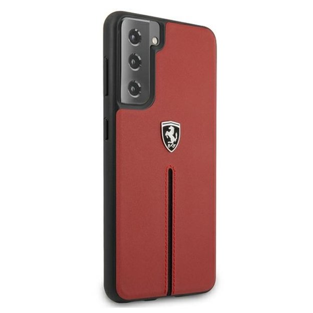 Ferrari FEOSIHCS21MRE S21+ G996 red/red hardcase Off Track Leather Nylon Stripe 3