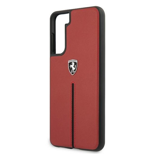 Ferrari FEOSIHCS21MRE S21+ G996 red/red hardcase Off Track Leather Nylon Stripe 5