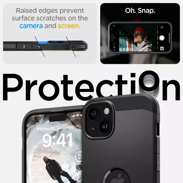 Spigen Tough Armor MagSafe case for iPhone 15 - black 21