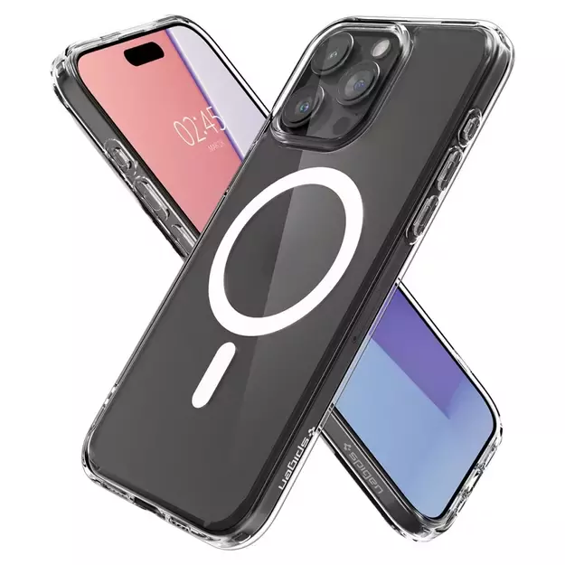 Spigen Ultra Hybrid Mag Case with MagSafe for iPhone 15 Pro - Clear Matte 20