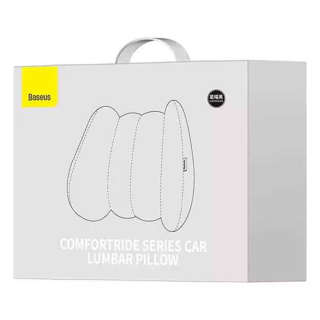 Baseus ComfortRide car lumbar pillow - black 3