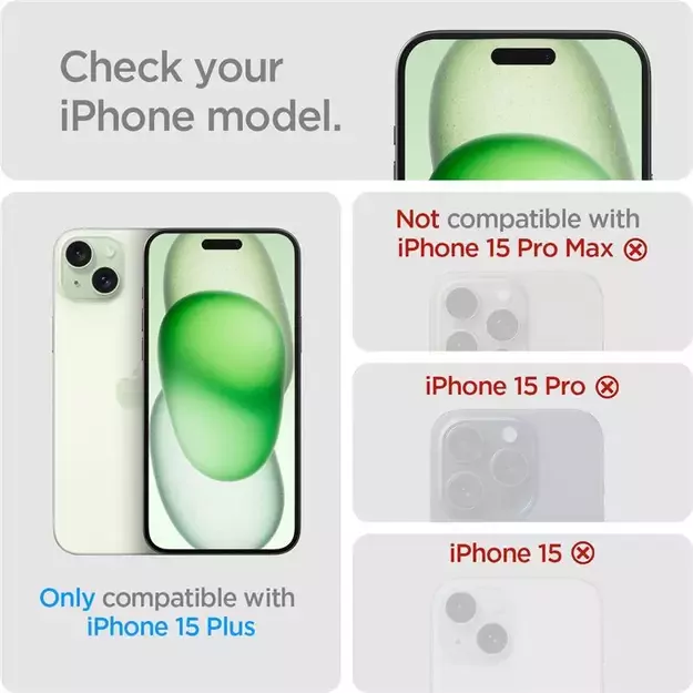 Spigen Glas.tR EZ Fit Privacy Tempered Glass for iPhone 15 Plus 8