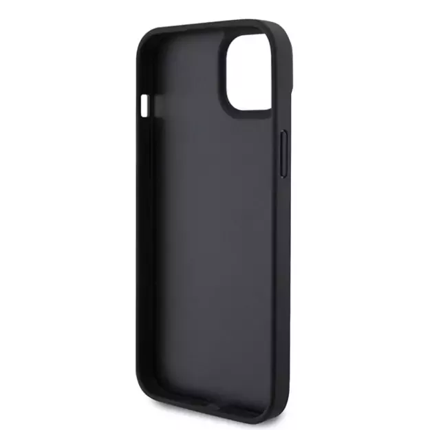 Guess GUHCP15SP4TDSCPK iPhone 15 6.1&quot  black/black hardcase Crossbody 4G Metal Logo 6