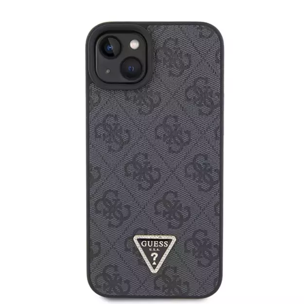 Guess GUHCP15SP4TDSCPK iPhone 15 6.1&quot  black/black hardcase Crossbody 4G Metal Logo 2