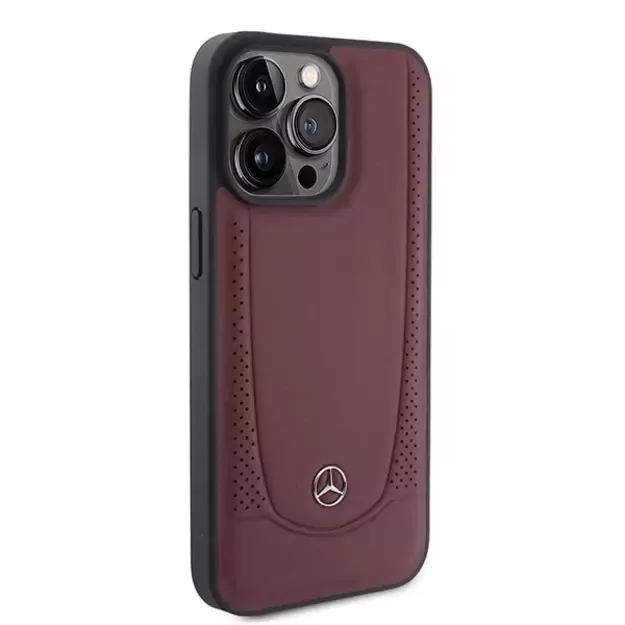 Mercedes MEHCP15LARMRE iPhone 15 Pro 6.1&quot  red/red hardcase Leather Urban Bengale 10