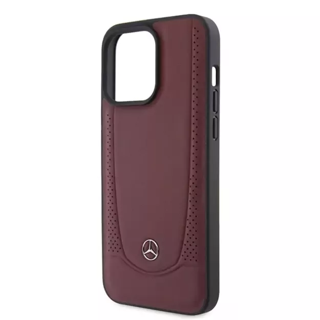 Mercedes MEHCP15LARMRE iPhone 15 Pro 6.1&quot  red/red hardcase Leather Urban Bengale 12