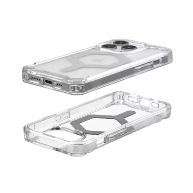 UAG Plyo MagSafe case for iPhone 15 Pro - transparent and silver 2